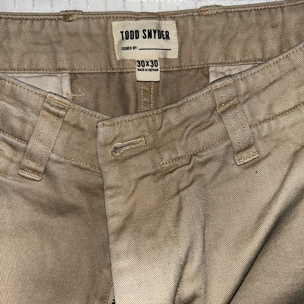 Todd Snyder Wide leg Chino